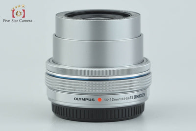 【中古】OLYMPUS オリンパス M.ZUIKO DIGITAL ED 14-42mm f/3.5-5.6 EZ シルバー