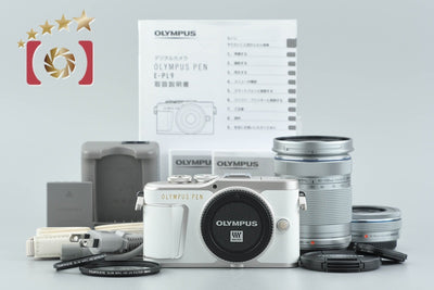 【中古】OLYMPUS オリンパス PEN E-PL9 ホワイト EZ ダブルズームキット シャッター回数僅少