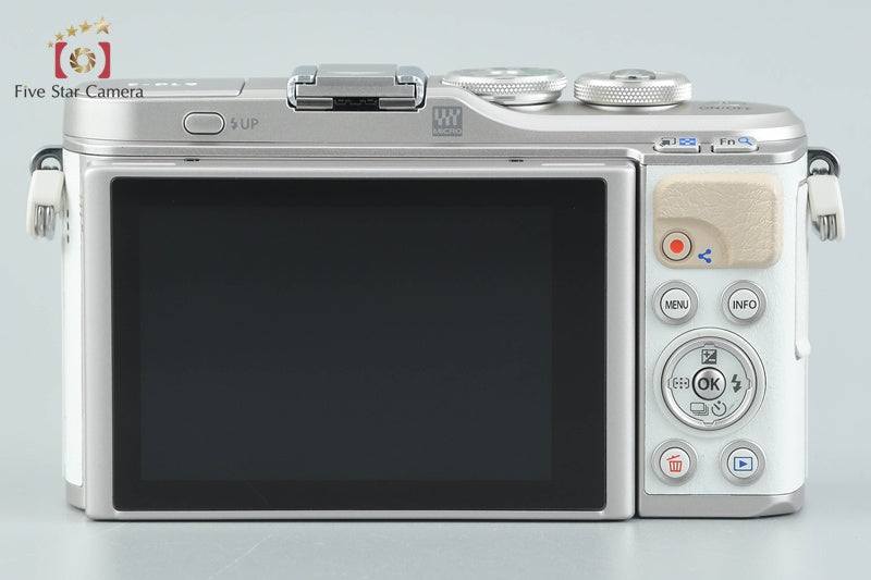 中古】OLYMPUS オリンパス PEN E-PL9 ホワイト EZ ダブルズームキット