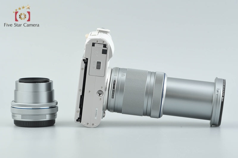 中古】OLYMPUS オリンパス PEN E-PL9 ホワイト EZ ダブルズームキット