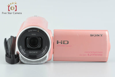 【中古】SONY ソニー ハンディカム HDR-CX670 ピンク デジタルビデオカメラ 多言語対応