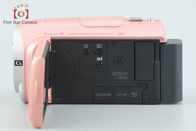 【中古】SONY ソニー ハンディカム HDR-CX670 ピンク デジタルビデオカメラ 多言語対応