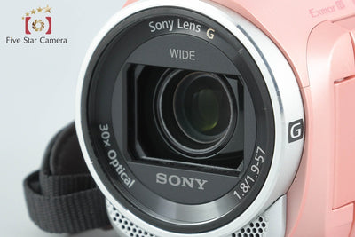 【中古】SONY ソニー ハンディカム HDR-CX670 ピンク デジタルビデオカメラ 多言語対応