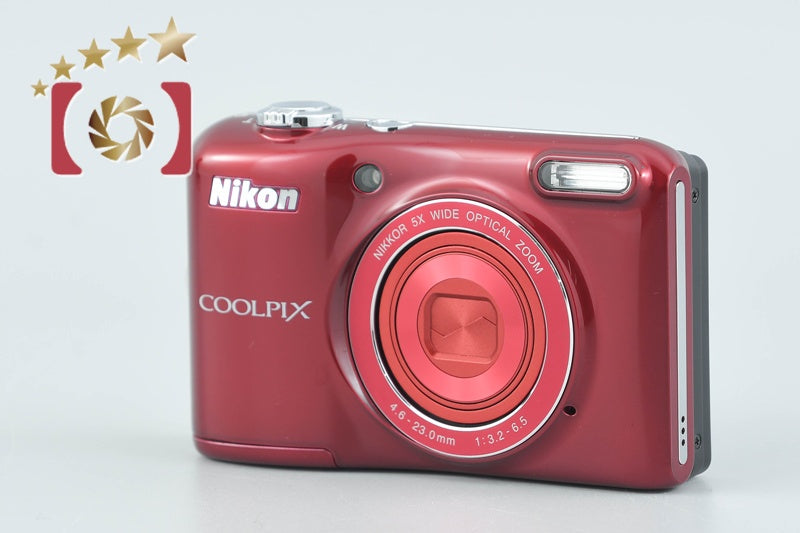 【中古】Nikon ニコン COOLPIX L28 レッド コンパクトデジタルカメラ