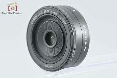 【中古】Canon キヤノン EF-M 22mm f/2 STM ブラック