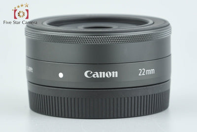 【中古】Canon キヤノン EF-M 22mm f/2 STM ブラック