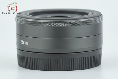 【中古】Canon キヤノン EF-M 22mm f/2 STM ブラック