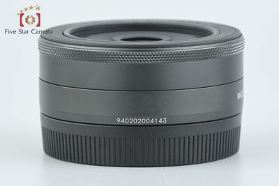 【中古】Canon キヤノン EF-M 22mm f/2 STM ブラック