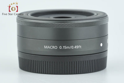 【中古】Canon キヤノン EF-M 22mm f/2 STM ブラック