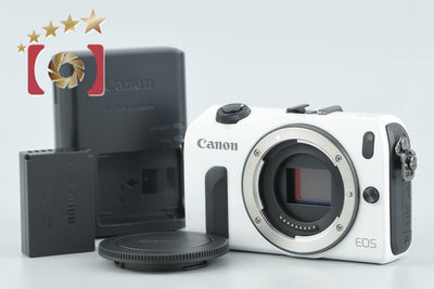 【中古】Canon キヤノン EOS M ホワイト ミラーレス一眼カメラ