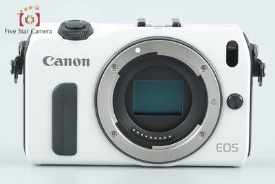 【中古】Canon キヤノン EOS M ホワイト ミラーレス一眼カメラ