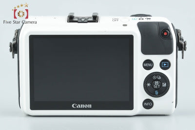 【中古】Canon キヤノン EOS M ホワイト ミラーレス一眼カメラ