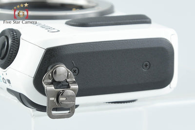 【中古】Canon キヤノン EOS M ホワイト ミラーレス一眼カメラ