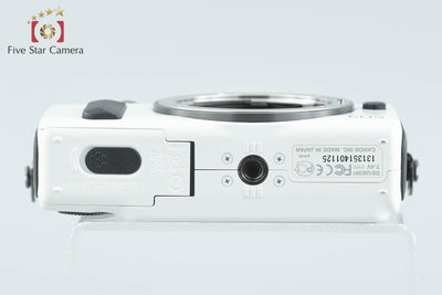 【中古】Canon キヤノン EOS M ホワイト ミラーレス一眼カメラ