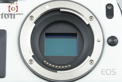 【中古】Canon キヤノン EOS M ホワイト ミラーレス一眼カメラ