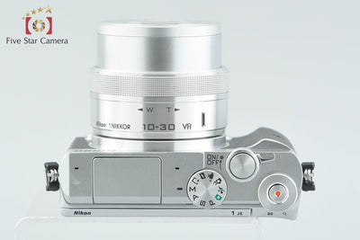 【中古】Nikon ニコン 1 J5 シルバー 標準パワーズームキット