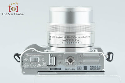 【中古】Nikon ニコン 1 J5 シルバー 標準パワーズームキット