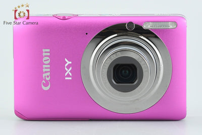 【中古】Canon キヤノン IXY 210F ピンク コンパクトデジタルカメラ 元箱付き