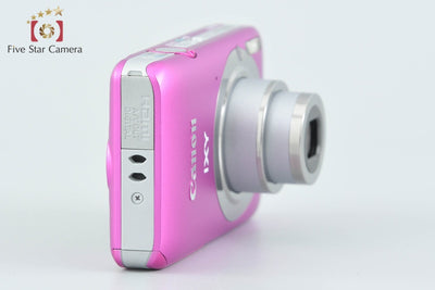 【中古】Canon キヤノン IXY 210F ピンク コンパクトデジタルカメラ 元箱付き