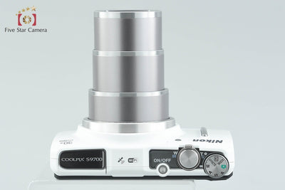 【中古】Nikon ニコン COOLPIX S9700 エレガントホワイト コンパクトデジタルカメラ