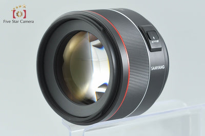 【中古】SAMYANG サムヤン AF 85mm f/1.4 EF キヤノン用