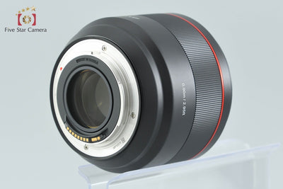【中古】SAMYANG サムヤン AF 85mm f/1.4 EF キヤノン用