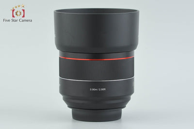 【中古】SAMYANG サムヤン AF 85mm f/1.4 EF キヤノン用