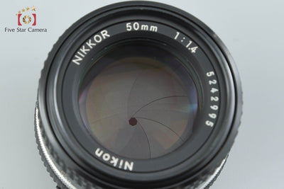 【中古】Nikon ニコン Ai-S NIKKOR 50mm f/1.4