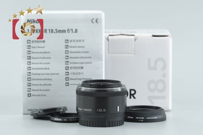 【中古】Nikon ニコン 1 NIKKOR 18.5mm f/1.8 ブラック 元箱付き