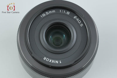 【中古】Nikon ニコン 1 NIKKOR 18.5mm f/1.8 ブラック 元箱付き