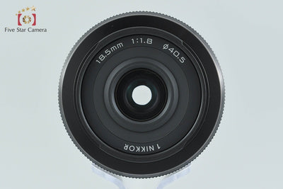 【中古】Nikon ニコン 1 NIKKOR 18.5mm f/1.8 ブラック 元箱付き