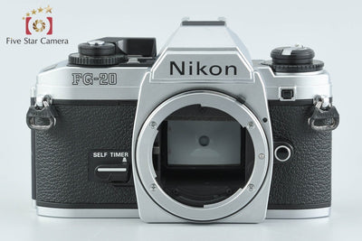 【中古】Nikon ニコン FG-20 シルバー フィルム一眼レフカメラ
