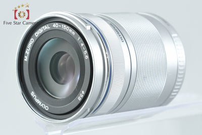 【中古】OLYMPUS オリンパス M.ZUIKO DIGITAL ED 40-150mm f/4-5.6 R シルバー