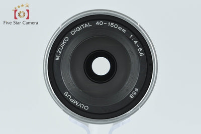【中古】OLYMPUS オリンパス M.ZUIKO DIGITAL ED 40-150mm f/4-5.6 R シルバー