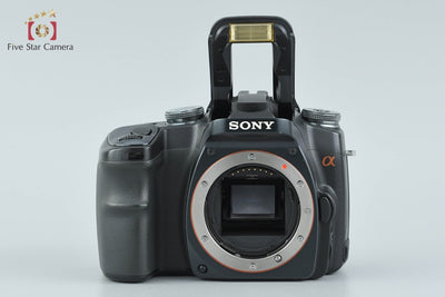 【中古】SONY ソニー α100 DSLR-A100W ダブルズームレンズキット ブラック