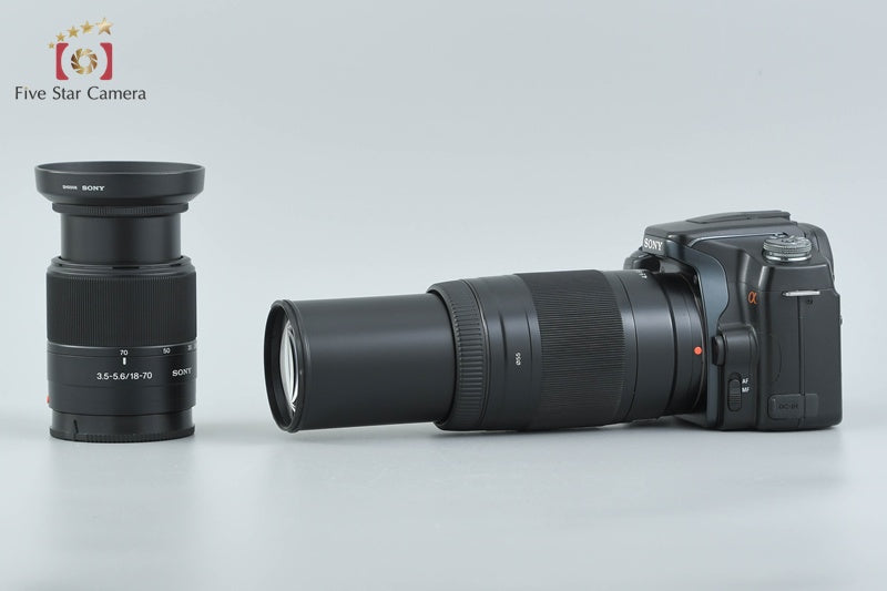 中古】SONY ソニー α100 DSLR-A100W ダブルズームレンズキット