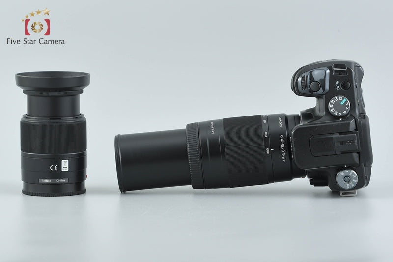 中古】SONY ソニー α100 DSLR-A100W ダブルズームレンズキット