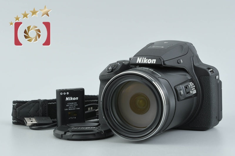 【中古】Nikon ニコン COOLPIX P900 ブラック コンパクトデジタルカメラ