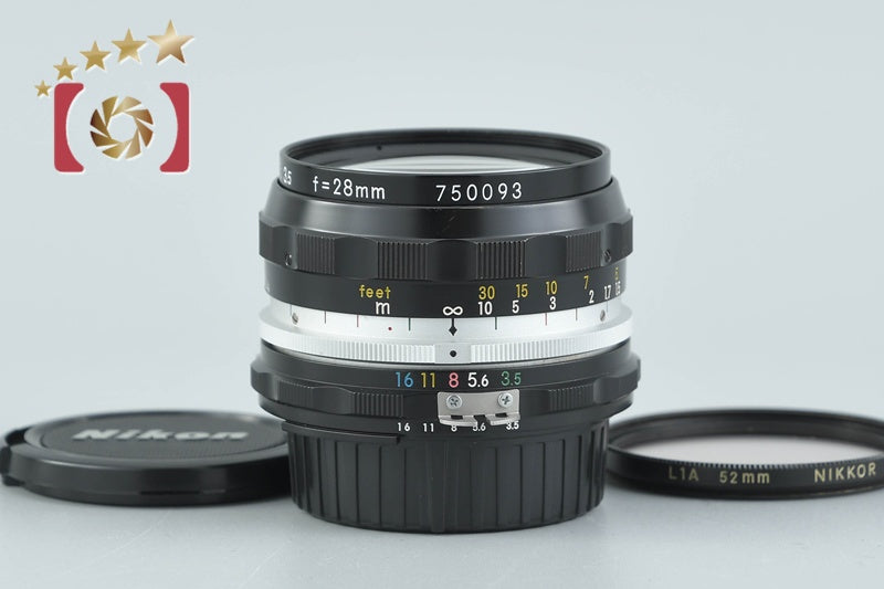 【中古】Nikon ニコン NIKKOR-H Auto 28mm f/3.5 Ai改