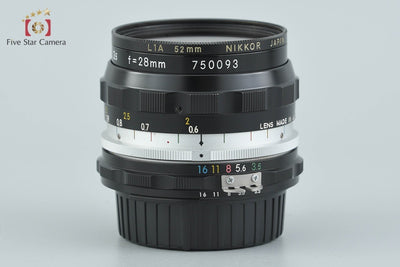 【中古】Nikon ニコン NIKKOR-H Auto 28mm f/3.5 Ai改