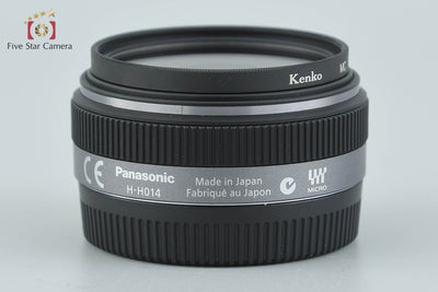 【中古】Panasonic パナソニック LUMIX G 14mm f/2.5 ASPH. H-H014