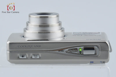 【中古】Nikon ニコン COOLPIX S500 シルバー コンパクトデジタルカメラ