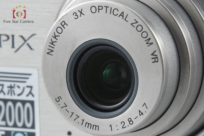 【中古】Nikon ニコン COOLPIX S500 シルバー コンパクトデジタルカメラ