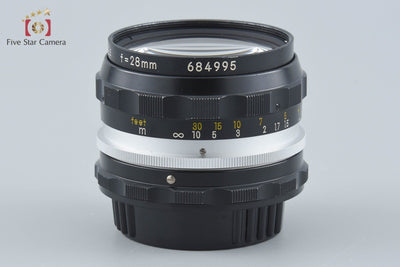 【中古】Nikon ニコン NIKKOR-H Auto 28mm f/3.5