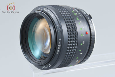 【中古】MINOLTA ミノルタ MC ROKKOR 85mm f/1.7
