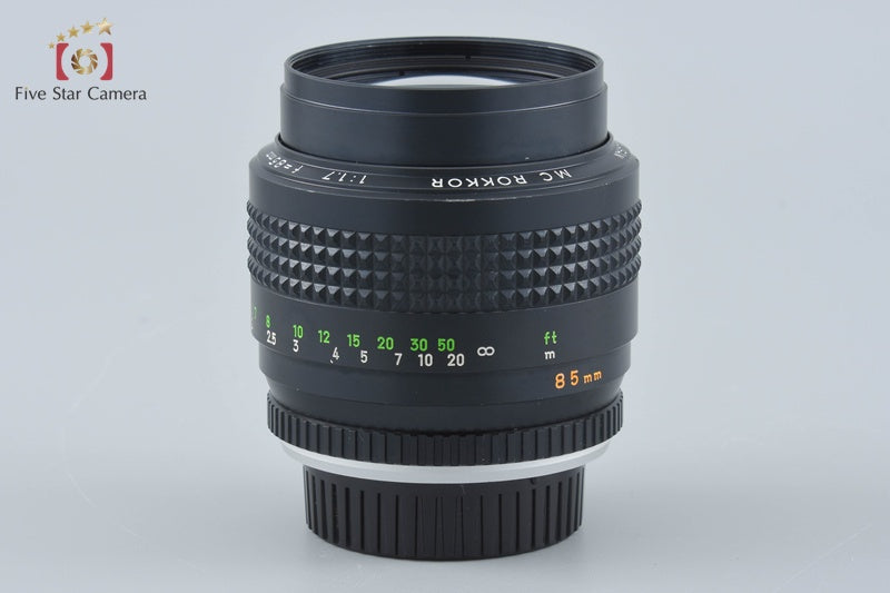 中古】MINOLTA ミノルタ MC ROKKOR 85mm f/1.7 – Five Star Camera