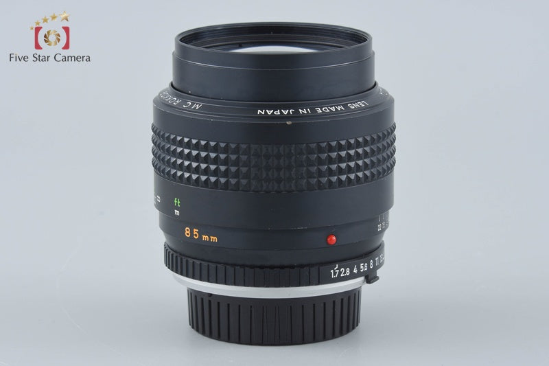 中古】MINOLTA ミノルタ MC ROKKOR 85mm f/1.7 – Five Star Camera