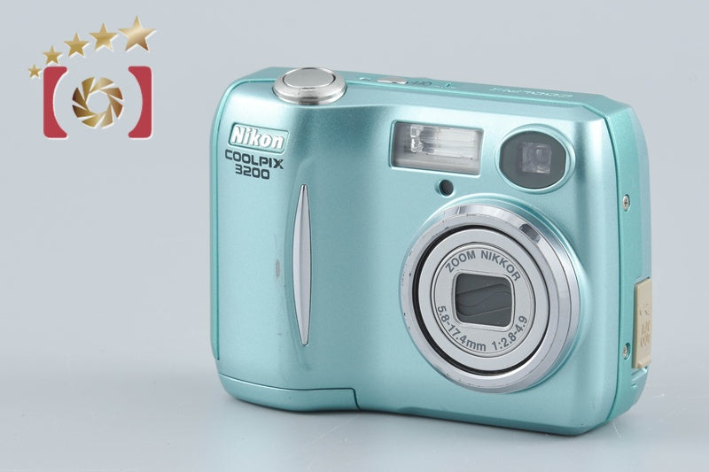 【中古】Nikon ニコン COOLPIX E3200 ミントグリーン コンパクトデジタルカメラ