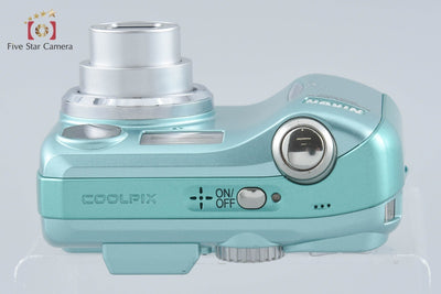 【中古】Nikon ニコン COOLPIX E3200 ミントグリーン コンパクトデジタルカメラ