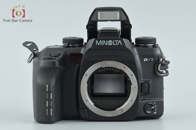 MINOLTA フィルム一眼レフカメラ 中古】MINOLTA ミノルタ α-7 フィルム一眼レフカメラ – Five Star
